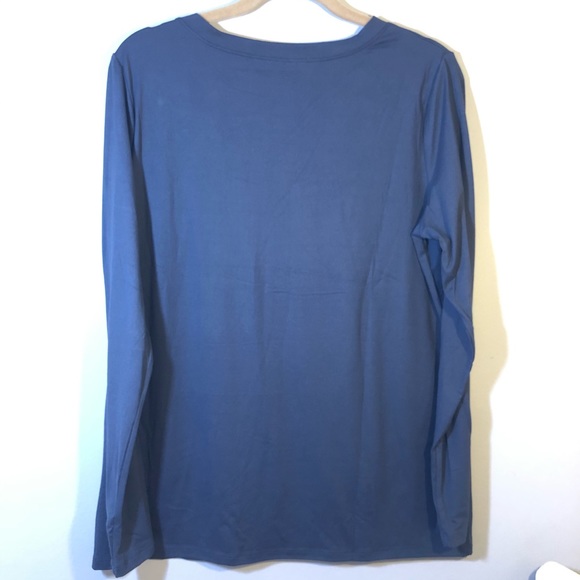 NEW Zenana Long Sleeve Ash Gray Top Size 2X - Picture 5 of 9